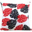 Exclusive Cushion Cover, Red And Black 22x22 Inch image