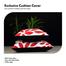 Exclusive Cushion Cover, Red, Black And Ash 14x14 Inch Set of 5 image
