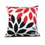 Exclusive Cushion Cover, Red, Black, Ash 16x16 Inch image