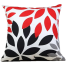 Exclusive Cushion Cover, Red, Black, Ash 20x20 Inch image