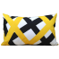 Exclusive Cushion Cover, Yellow And Black 20x12 Inch Set of 5 image