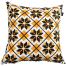 Exclusive Cushion Cover, Yellow And Black 16x16 Inch image