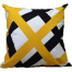 Exclusive Cushion Cover, Yellow And Black 18x18 Inch Set of 5 image