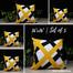 Exclusive Cushion Cover, Yellow And Black 16x16 Inch Set of 5 image