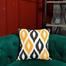 Exclusive Cushion Cover, Yellow And Black 20x20 Inch image