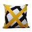 Exclusive Cushion Cover, Yellow And Black 14x14 Inch image