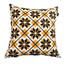 Exclusive Cushion Cover, Yellow And Black 18x18 Inch image