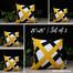 Exclusive Cushion Cover, Yellow And Black 20x20 Inch Set of 5 image