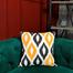 Exclusive Cushion Cover, Yellow And Black 16x16 Inch image