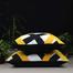 Exclusive Cushion Cover, Yellow And Black 20x12 Inch Set of 5 image