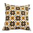 Exclusive Cushion Cover, Yellow And Black 14x14 Inch image