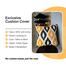 Exclusive Cushion Cover, Yellow And Black 16x16 Inch image