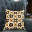 Exclusive Cushion Cover, Yellow And Black 14x14 Inch image