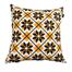 Exclusive Cushion Cover, Yellow And Black 16x16 Inch image