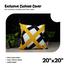 Exclusive Cushion Cover, Yellow And Black 20x20 Inch image