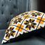 Exclusive Cushion Cover, Yellow And Black 20x12 Inch image