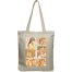 Exclusive Design Printed Canvas Tote Bag With Zipper For Ladies image