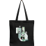 Exclusive Design Printed Canvas Tote Bag With Zipper For Ladies image