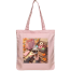 Exclusive Design Printed Canvas Tote Bag With Zipper For Ladies image