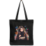 Exclusive Design Printed Canvas Tote Bag With Zipper For Ladies image