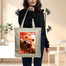 Exclusive Design Printed Canvas Tote Bag With Zipper For Ladies image