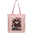Exclusive Design Printed Canvas Tote Bag With Zipper For Ladies image