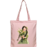 Exclusive Design Printed Canvas Tote Bag With Zipper For Ladies image