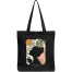 Exclusive Design Printed Canvas Tote Bag With Zipper For Ladies image