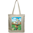Exclusive Design Printed Canvas Tote Bag With Zipper For Ladies image