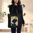 Exclusive Design Printed Canvas Tote Bag With Zipper For Ladies image