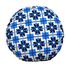 Exclusive Round Cushion Cover, Blue And Black 18x18 Inch image