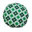 Exclusive Round Cushion Cover, Green And Black 18x18 Inch image