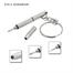 Eyeglass Screwdriver Portable Stainless Steel Keychain Screwdriver Eyeglass Sunglasses Watch Screwdriver 3 In 1 Repair Kit Tools image