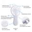 F1 Fan Handheld USB Rechargeable Ultra-Quiet Portable Student Office Mini Fan Cool Air Wind Power Outdoor Travel Cooling Fans image