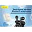 FONENG BL151 Half-In-Ear Bluetooth 5.3 TWS Earbuds- Black image