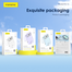 FONENG PX112 10000mAh Mini 22.5W Magnetic Wireless Power Bank with 2 Built-in Cables- Blue image