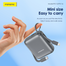 FONENG PX115 10000mAh Mini 22.5W Power Bank with 2 Built-in Cables- Dark Gray image