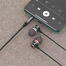 FONENG T52 In-Ear Metal Wired 3.5mm Earphone With Mic - Black image