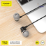 FONENG T52 In-Ear Metal Wired 3.5mm Earphone with Mic - Grey image