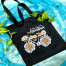 Fabric Hand Tote Bag With Zipper - BF-328 image