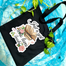 Fabric Hand Tote Bag With Zipper - BG-143 image