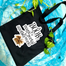 Fabric Hand Tote Bag With Zipper - BG-144 image