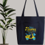 Fabric Tote Bag With Zipper and Pocket image