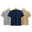 Fabrilife Kids Premium Blank T-Shirt Combo - Silver, Navy, Tan image