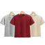 Fabrilife Kids Premium Blank T-Shirt Combo | Gray Melange, Red, Cream image