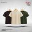 Fabrilife Kids Premium Blank T-Shirt Combo - Chocolate, Cream, Olive image