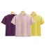 Fabrilife Kids Premium Blank T-Shirt Combo - Purple, Light Pink, Yellow image