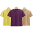 Fabrilife Kids Premium Blank T-Shirt Combo - Yellow, Purple, Tan image