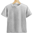 Fabrilife Kids Premium Blank T-Shirt - Gray Melange image