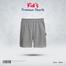 Fabrilife Kids Premium Cotton Shorts - Gray melange image